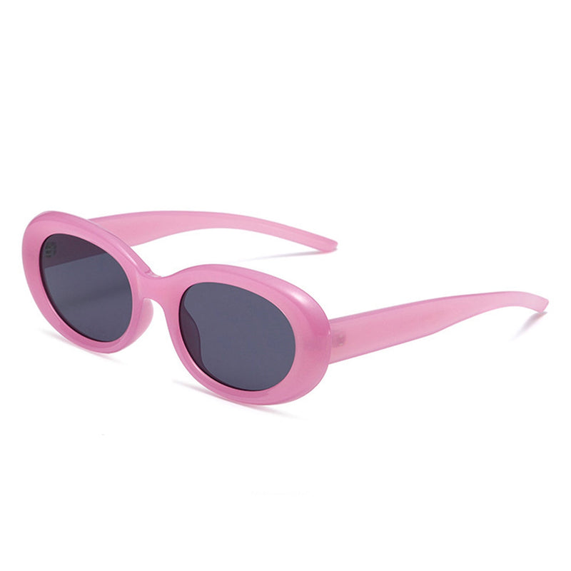 Mysticor - Oval Retro 90s Round Tinted Clout Goggles Sunglasses-7