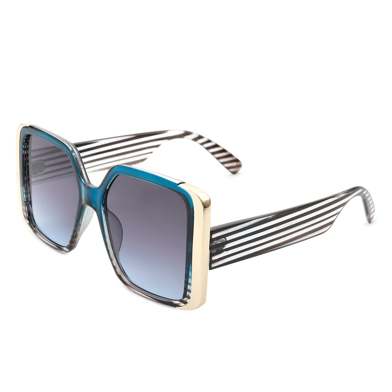 Stardove - Oversize Flat Top Fashion Square Women Sunglasses-8