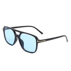 Skyhavoc - Retro Square Brow-Bar Fashion Aviator Sunglasses-0