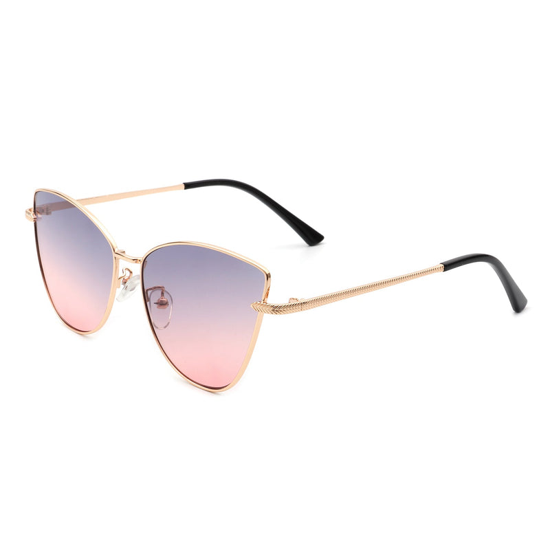 Aurorion - Women Oversize Large Retro Cat Eye Fashion Sunglasses-7
