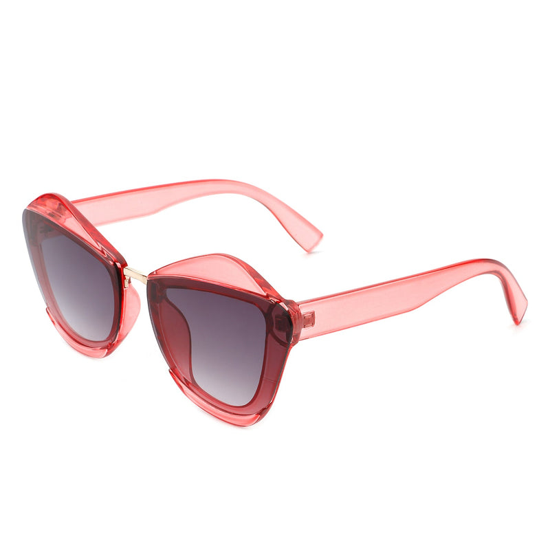 Infernia - Women Square Fashion Irregular Cat Eye Sunglasses-6