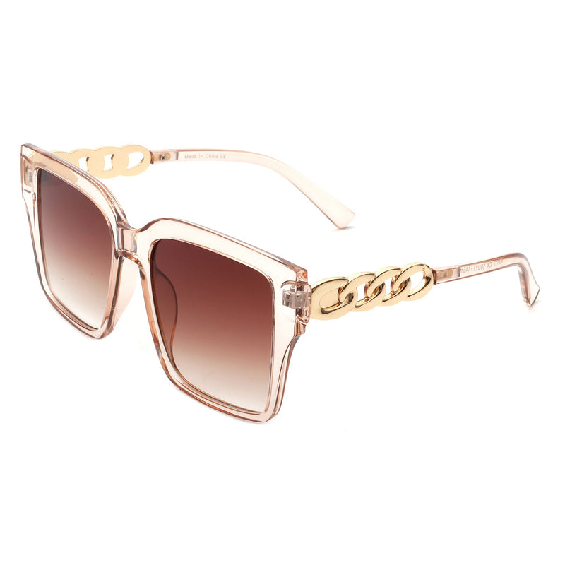 Verdiana - Women Chic Flat Top Tinted Fashion Square Sunglasses-0