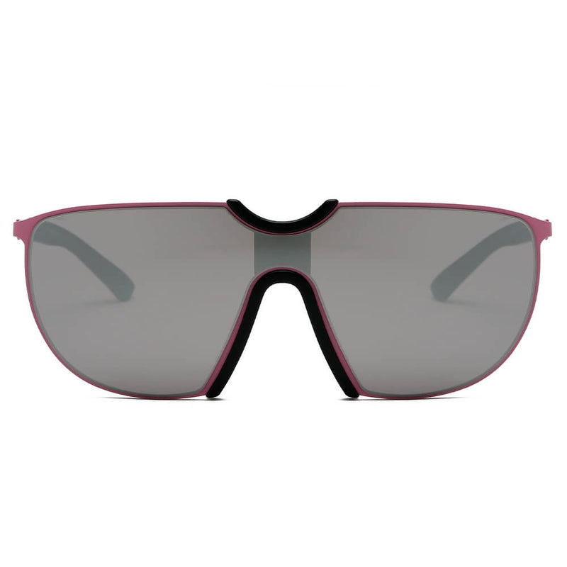 MACON | Large Oversized Unisex Single Lens Aviator Fashion Sunglasses-5