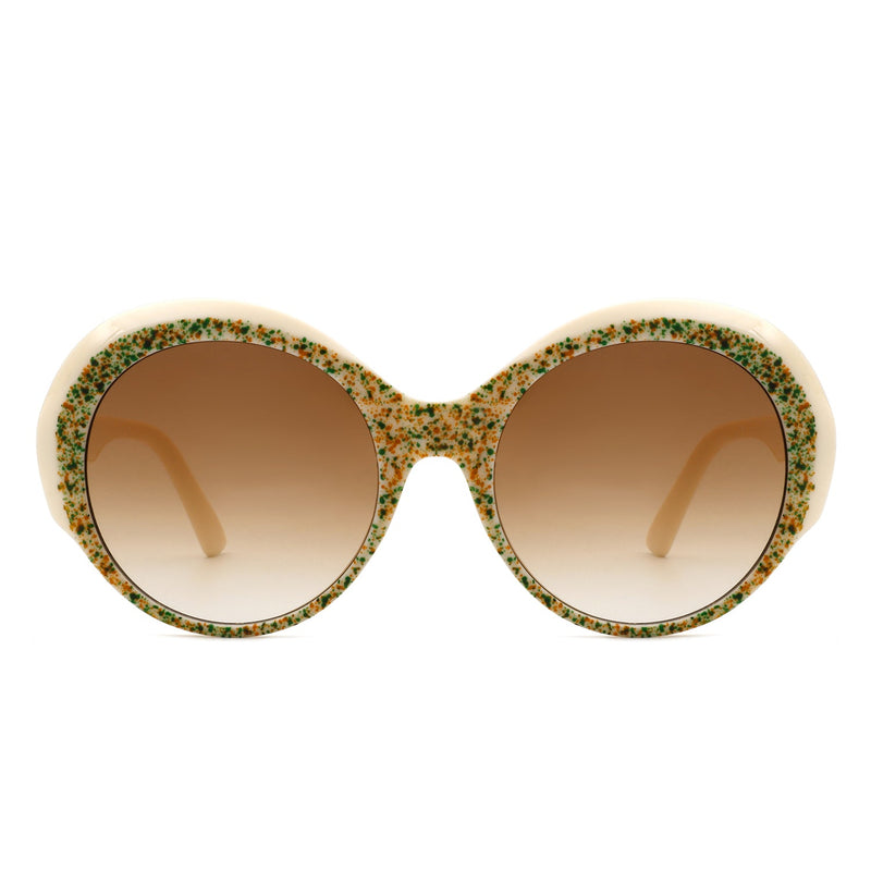 Cielarna Women Round Oversize Circle Chunky Fashion Sunglasses-8