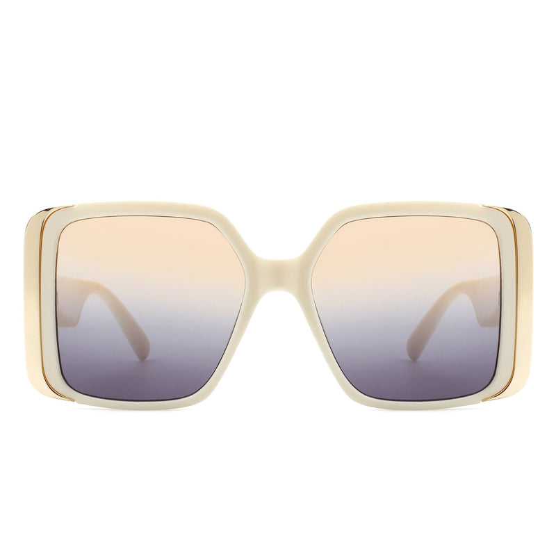 Stardove - Oversize Flat Top Fashion Square Women Sunglasses-1