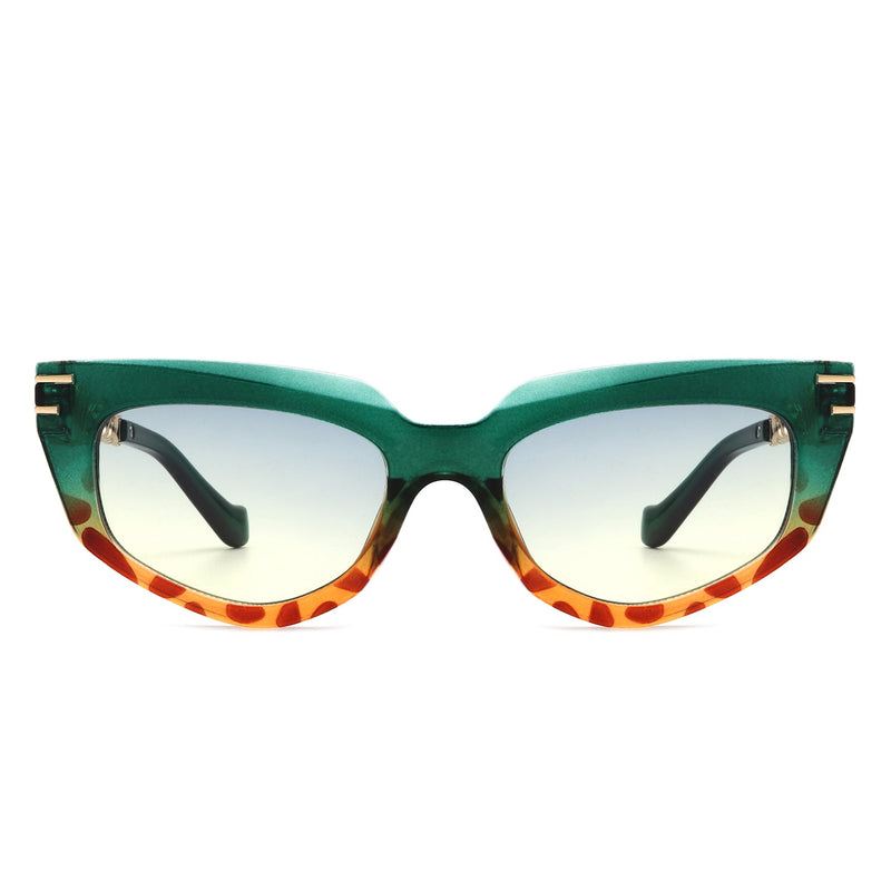 Skylight - Women Chic Chain Link Design Fashion Cat Eye Sunglasses-9