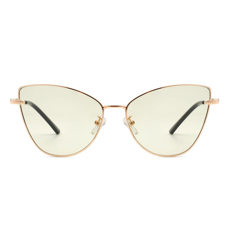 Aurorion - Women Oversize Large Retro Cat Eye Fashion Sunglasses-8