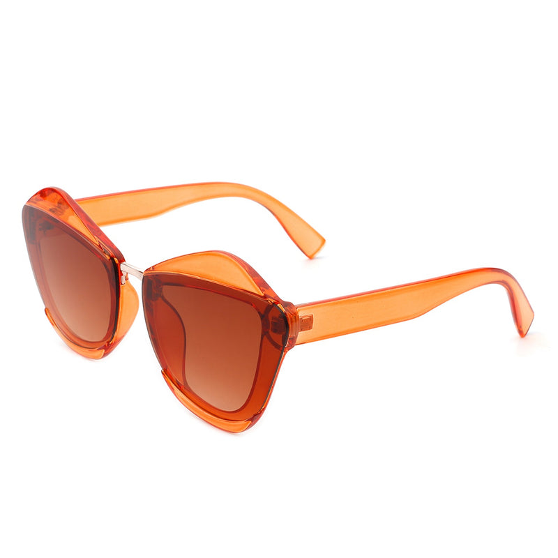 Infernia - Women Square Fashion Irregular Cat Eye Sunglasses-8