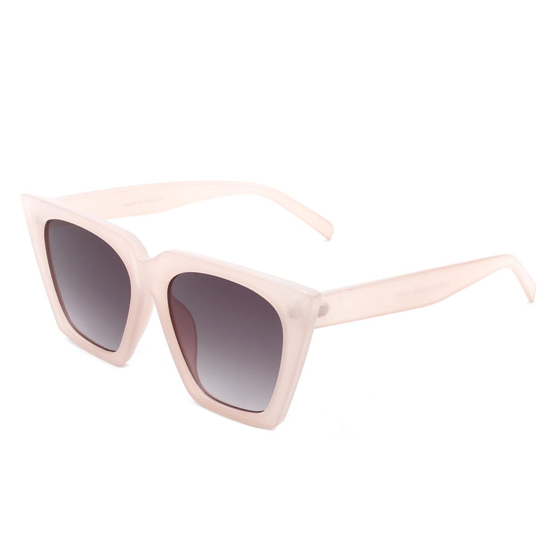 Flarebit - Women Cat Eye Retro Oversize Fashion Square Sunglasses-9
