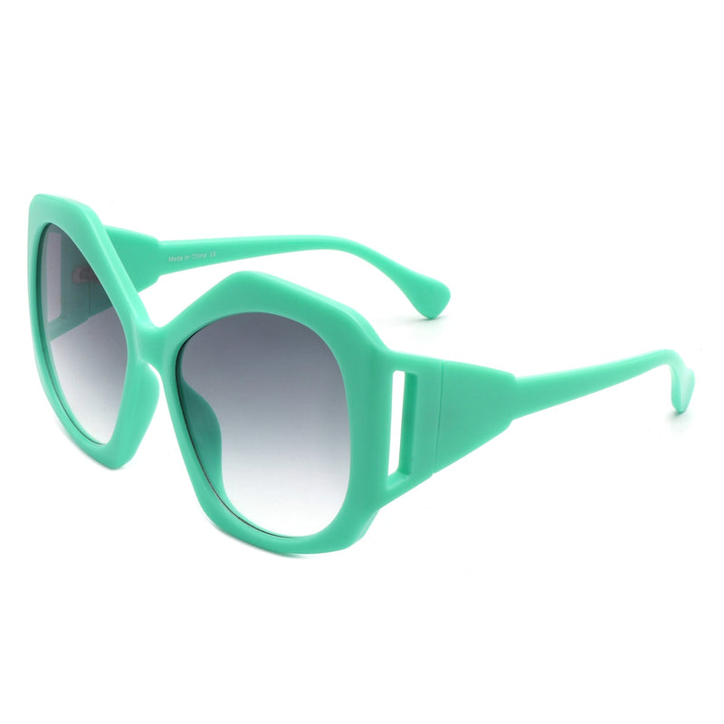 Wyntern - Women Oversize Geometric Large Fashion Square Sunglasses-9