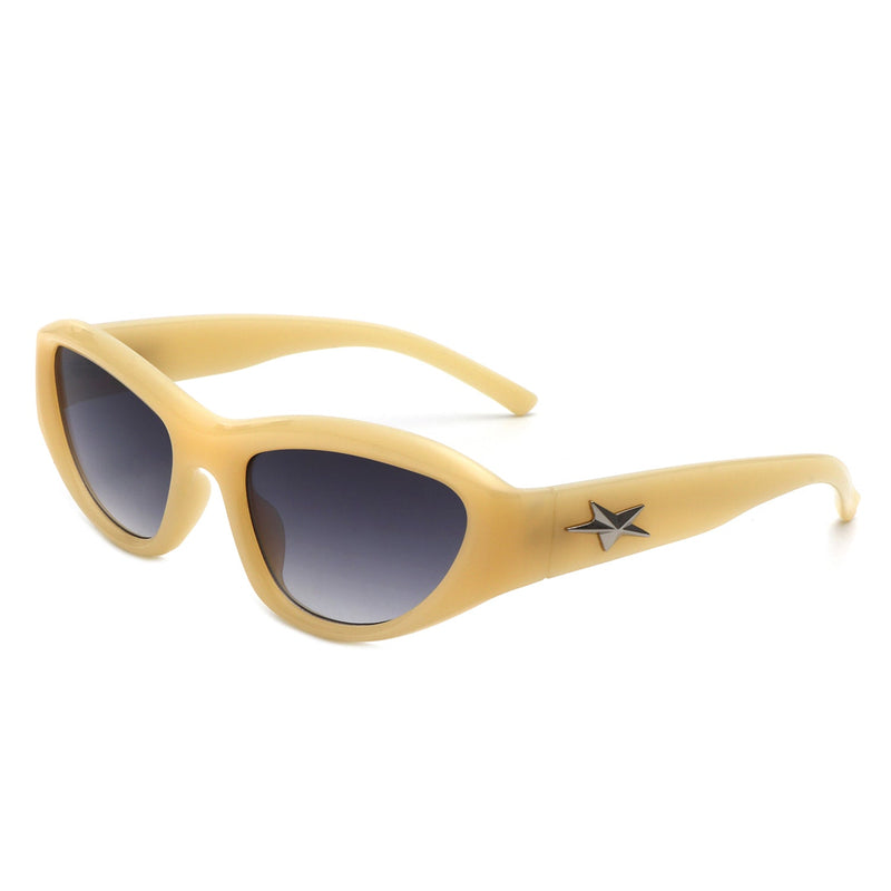 Starloft - Y2K Wrap Around Fashion Rectangle Sports Sunglasses-10