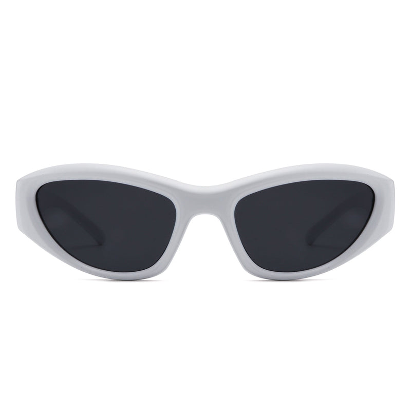 Starloft - Y2K Wrap Around Fashion Rectangle Sports Sunglasses-13