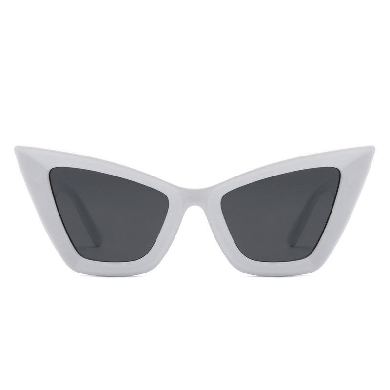 Stardaze - Square Retro Fashion High Pointed Cat Eye Sunglasses-13