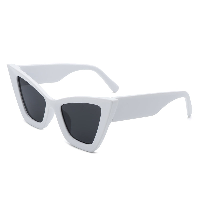 Stardaze - Square Retro Fashion High Pointed Cat Eye Sunglasses-12