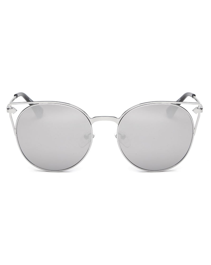 CLAYTON | Women Round Petite Cat Eye Sunglasses Circle-9