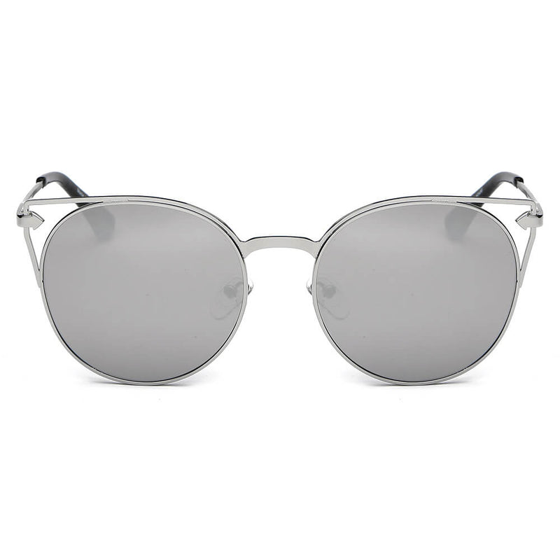CLAYTON | Women Round Petite Cat Eye Sunglasses Circle-21