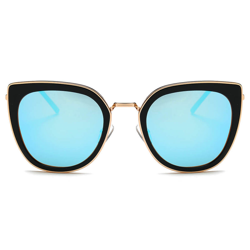 SASKIA | Women Polarized Cat Eye Fashion Rim Sunglasses-3