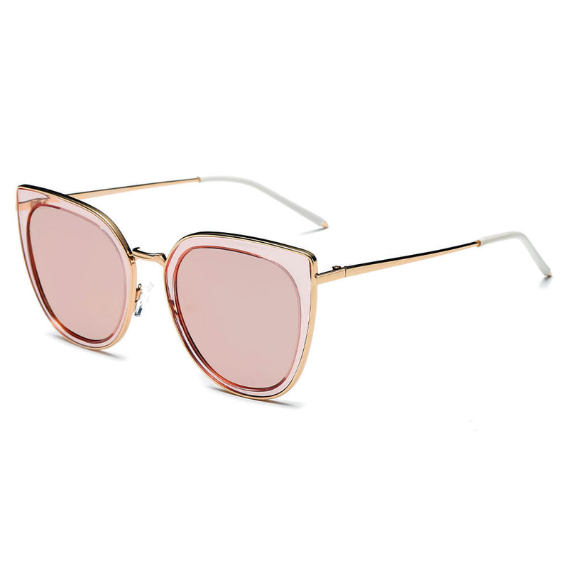 SASKIA | Women Polarized Cat Eye Fashion Rim Sunglasses-6
