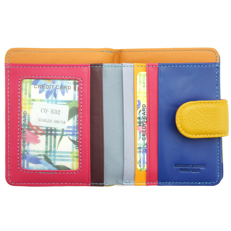 Flora leather wallet-3
