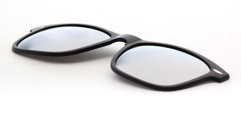 Toki | Polarized Clip-On Lens Rectangular Nailed Deco Sunglasses-11