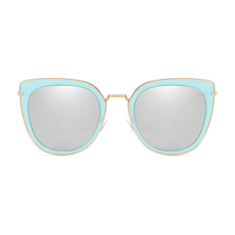 SASKIA | Women Polarized Cat Eye Fashion Rim Sunglasses-10