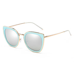 SASKIA | Women Polarized Cat Eye Fashion Rim Sunglasses-11