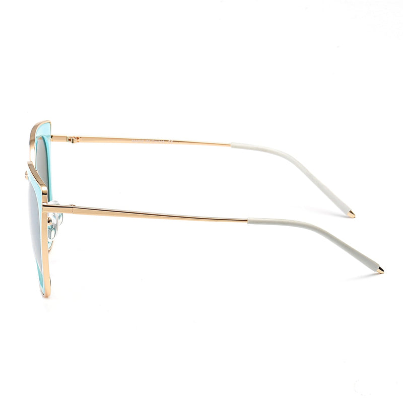 SASKIA | Women Polarized Cat Eye Fashion Rim Sunglasses-12