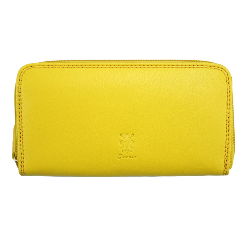 Zippy Wallet in soft cow leather-5
