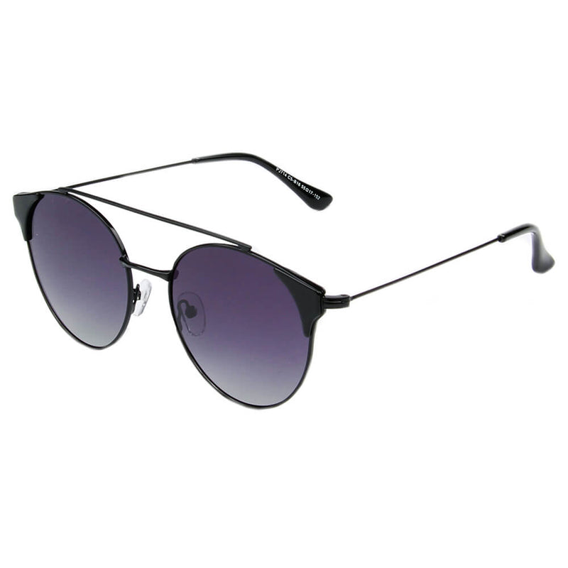 ANTEQUERA | Women Round Polarized Point Tip Cat Eye Fashion Sunglasses Circle-4