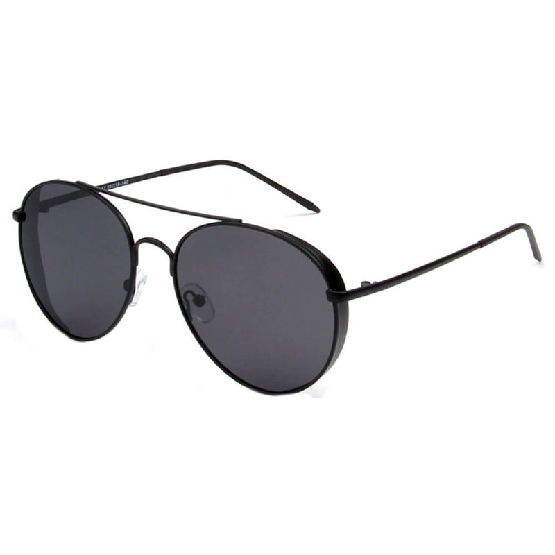 BAZA | Classic Cover Polarized Mirrored Shield Aviator Sunglasses-2