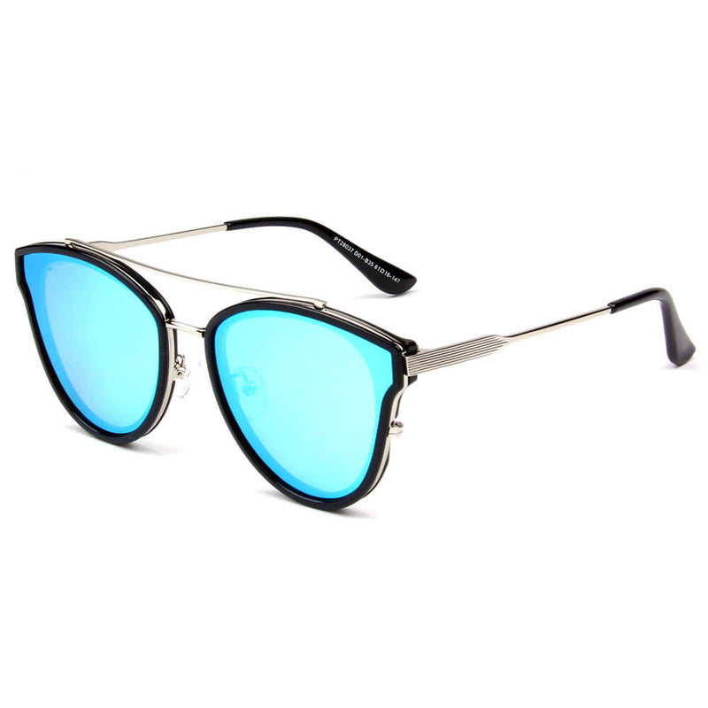 PODGORICA | Women Round Cat Eye Polarized Sunglasses-0