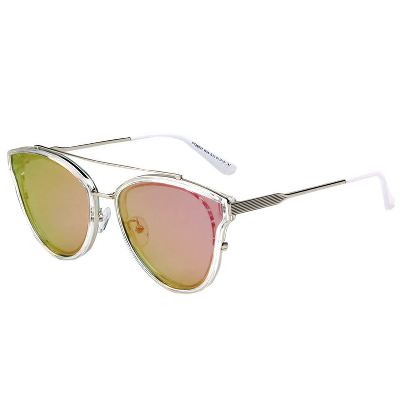 PODGORICA | Women Round Cat Eye Polarized Sunglasses-3