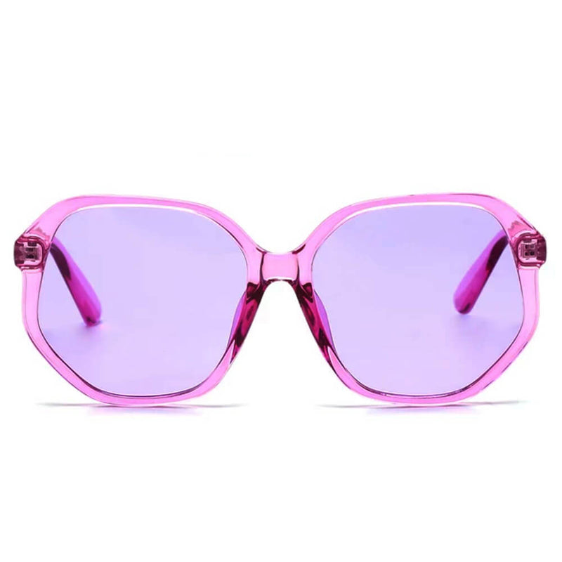 JOLIET | Women Geometric Round Oversized Fashion Sunglasses-5