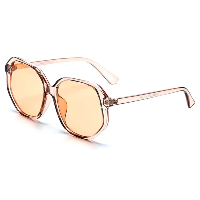 JOLIET | Women Geometric Round Oversized Fashion Sunglasses-2