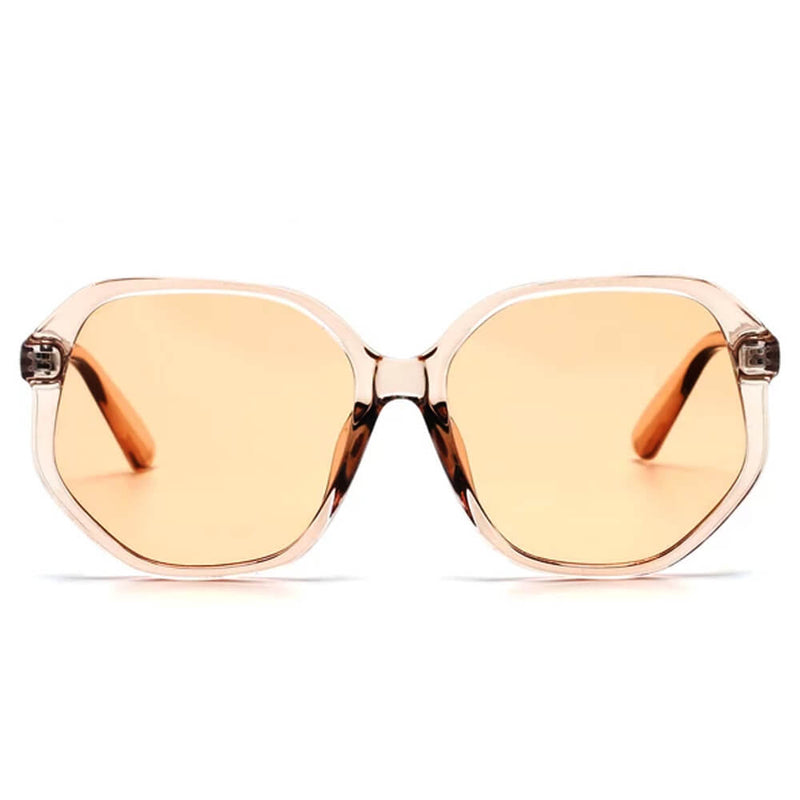 JOLIET | Women Geometric Round Oversized Fashion Sunglasses-3