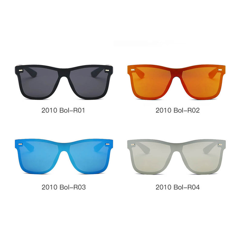 ALTO | Modern Colored Rim Men's Horn Rimmed Sunglasses-12