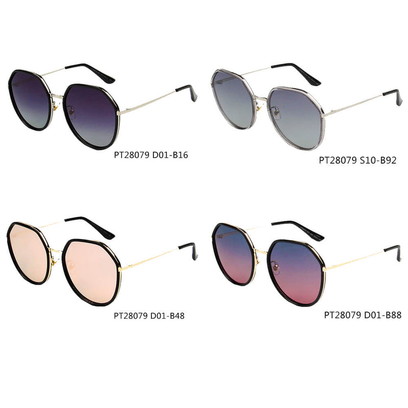 BONN | Women Round Polarized Sunglasses Circle-5