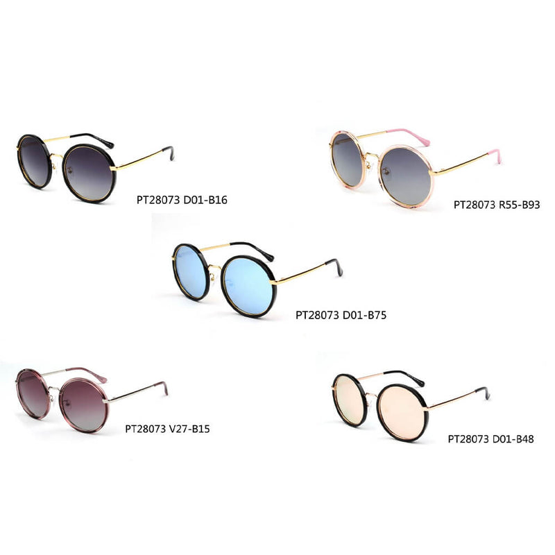 BMO | Women Round Polarized Fashion Sunglasses Circle-5