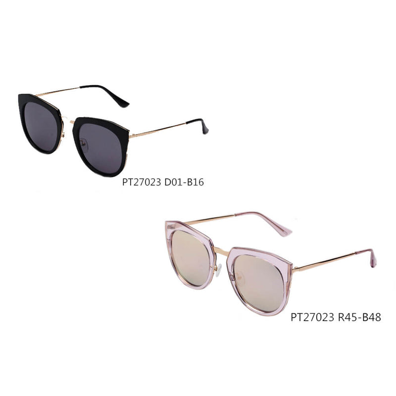 CALAIS | Women Round Cat Eye Polarized Sunglasses-2