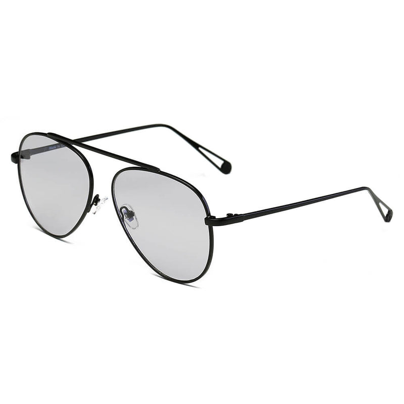 HIDALGO | Metal Oversize Tinted Lens Aviator Sunglasses-2