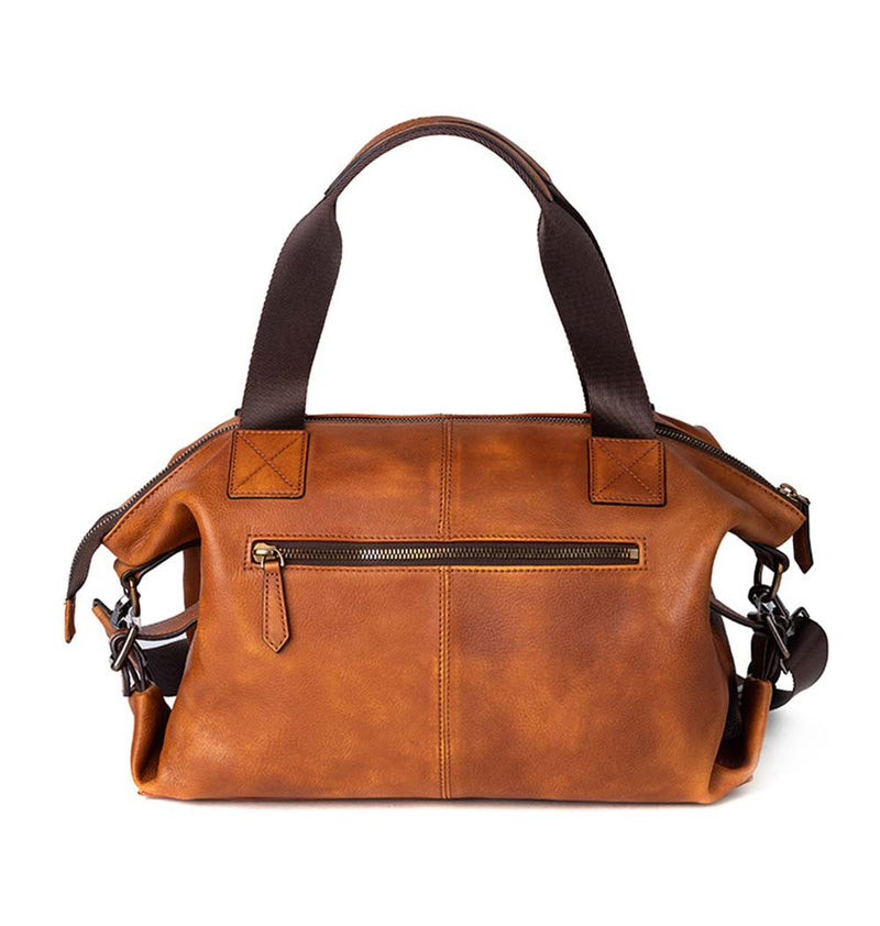 Mens Vintage Leather Buiness Briefcase Shoulder Bag 2530-5