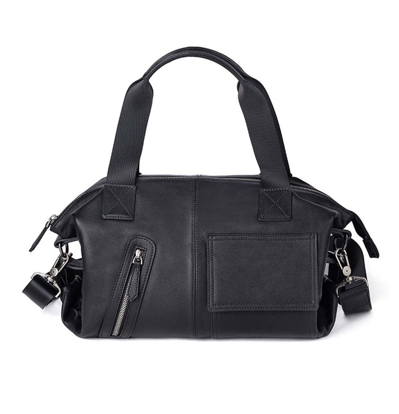 Mens Vintage Leather Buiness Briefcase Shoulder Bag 2530-12