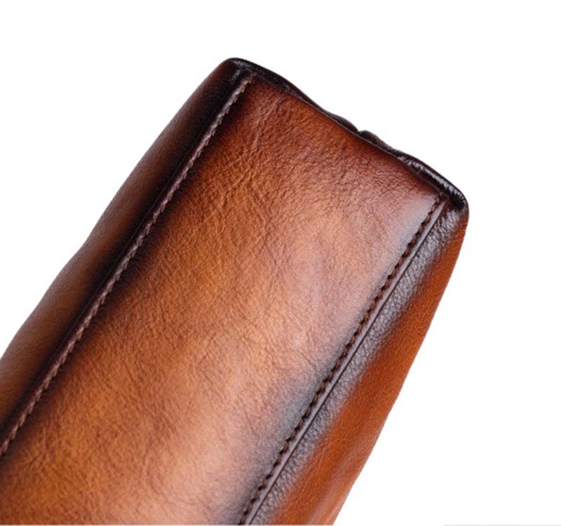 Mens Vintage Leather Buiness Briefcase Shoulder Cross Body Bag   2769-11