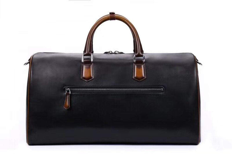 Mens  Vintage Leather  Large Travel Bags, Holdall and Duffel Bags-4