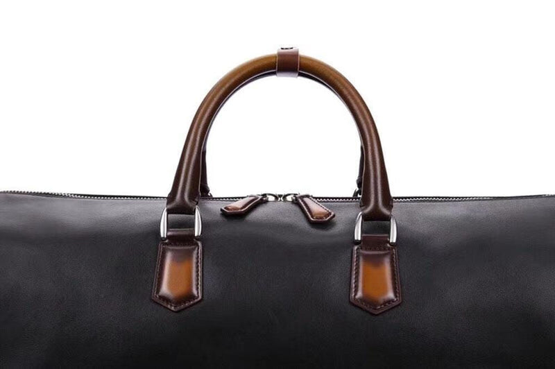 Mens  Vintage Leather  Large Travel Bags, Holdall and Duffel Bags-2