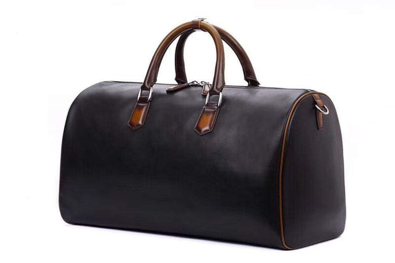 Mens  Vintage Leather  Large Travel Bags, Holdall and Duffel Bags-1