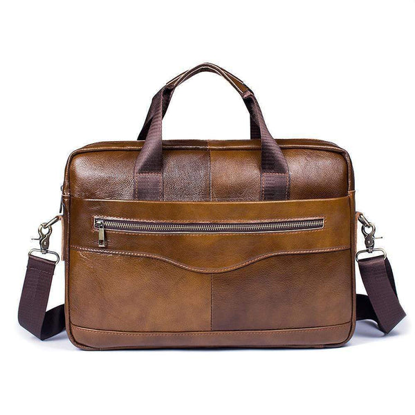 Rossie Viren  Handmade Vintage Leather Briefcase For Men-0