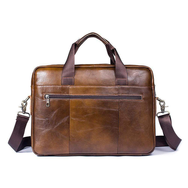 Rossie Viren  Handmade Vintage Leather Briefcase For Men-1