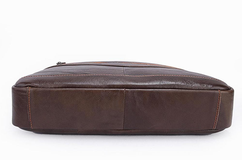Rossie Viren  Handmade Vintage Leather Briefcase For Men-10
