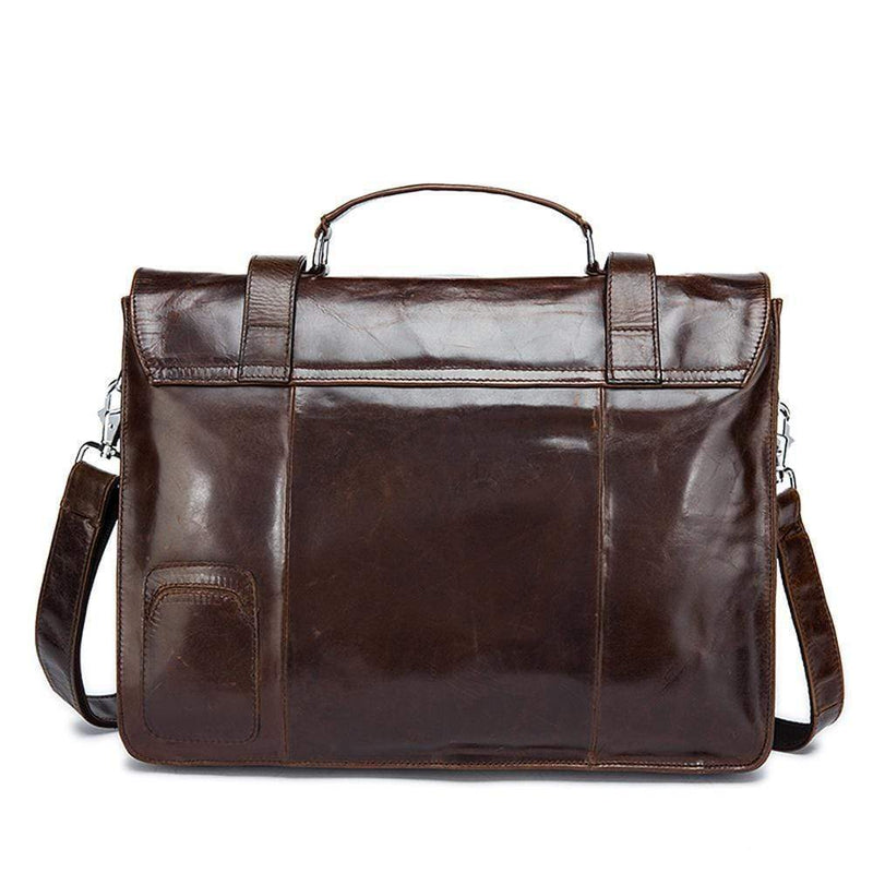 Rossie Viren Vintage Calfskin Leather Laptop/briefcase-12